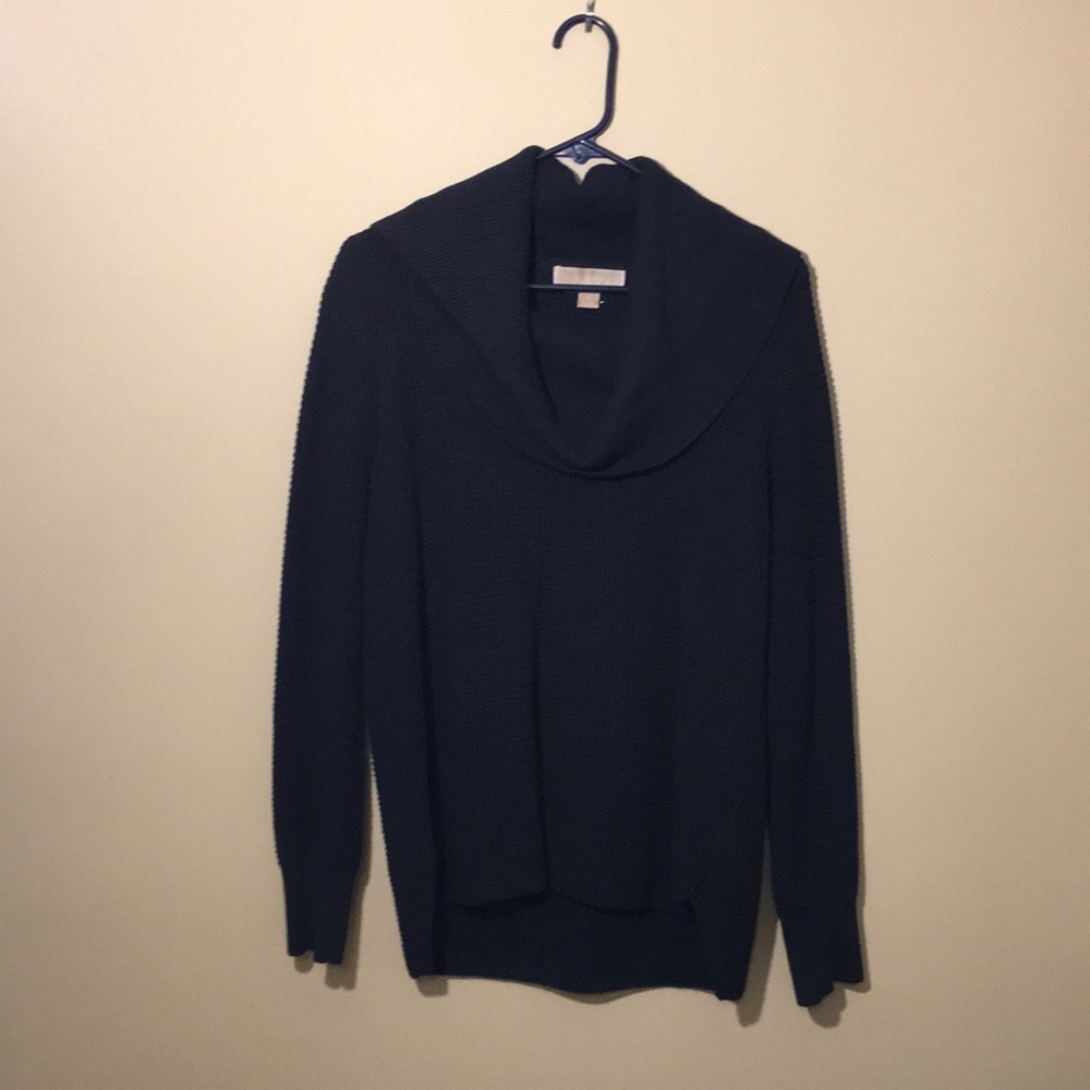 Michael Kors Navy Textured Sweater